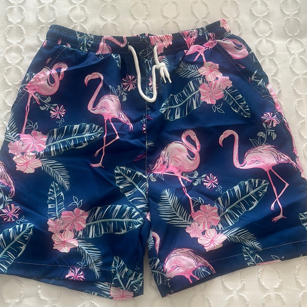 Men’s Flamingo Causal Short - Large